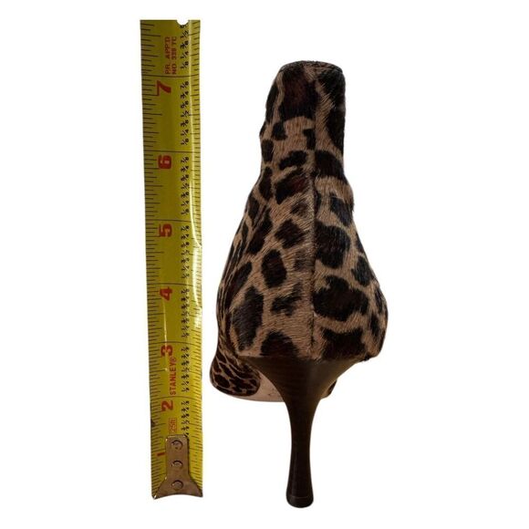 Circa Joan & David Pointed Toe Leopard Print Bootie Women's Size 10M - Picture 7 of 9